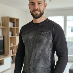 Firetrap Patterned Crewneck Sweater Rare